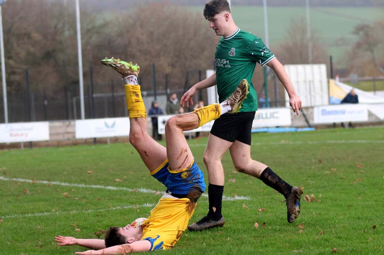Tommy Chubb was robustly marked