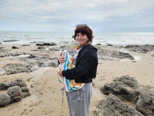 New mum recalls horror deer crash