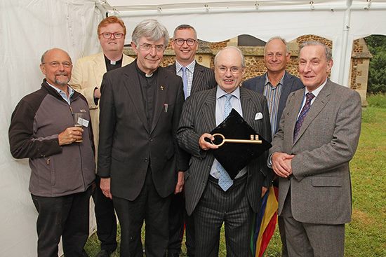 KEY ROLE: Former Monmouth MP Roger Evans helps save disused places of worship with the Friends of Friendless Churches charity