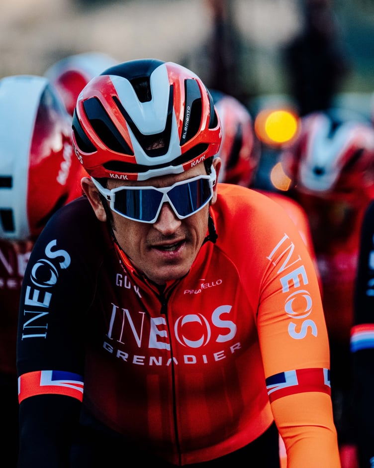 Geraint Thomas is entering the final straight of his cycling career