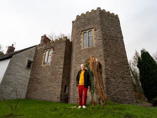 Castle owners find secret buried in garden