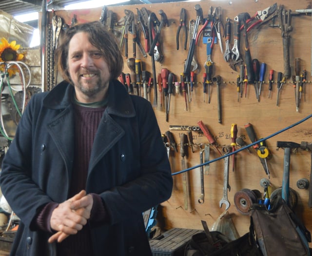 Artisan woodchopper has a ball creating incredible structures