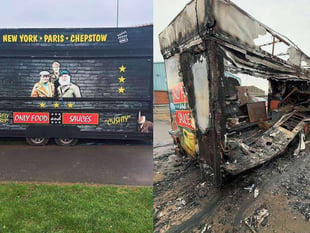Food van owners determined to rebuild after fire