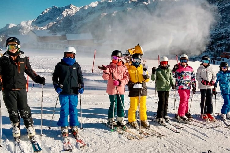 A ski funday for Monmouth School pupils