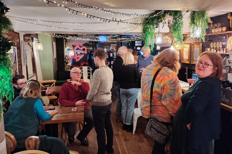 Chamber members at Creates restaurant in Church Street