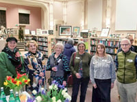 Art display on show at library