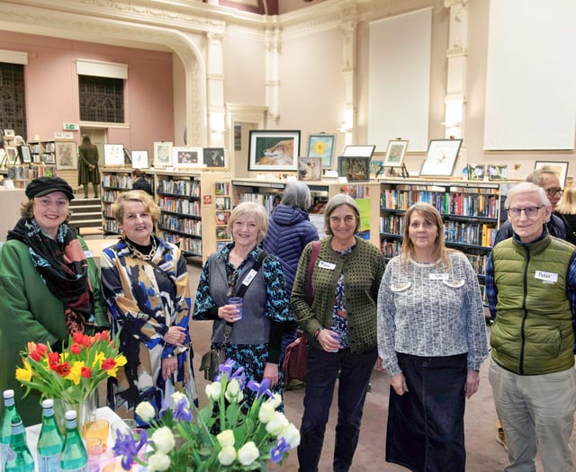Art display on show at library