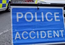 Car fire shut major route on Easter Monday