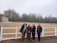 Monmouth MS Peter Fox visits Coleg Gwent’s rural centre