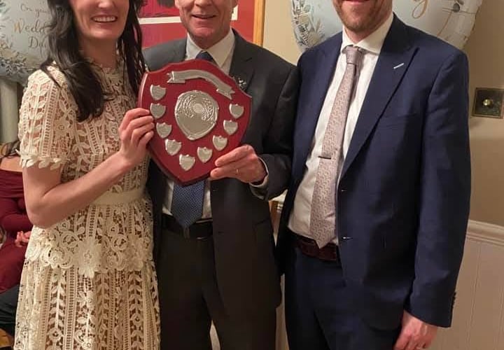 Keith Penny with his Performance of the Year award