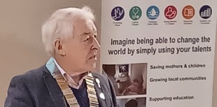 Rotarian Drewe celebrates 146-mile Wye charity walk 
