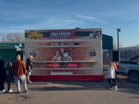 The 'Spud Man steps' in to help re-open fire damaged food van