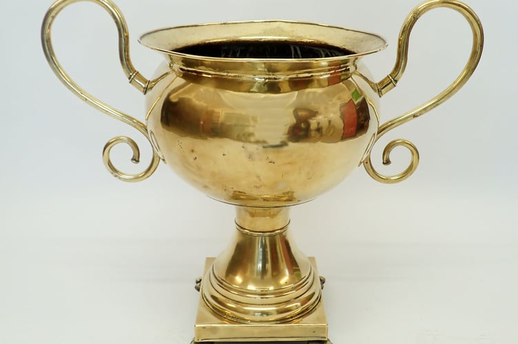 Victorian Large Brass Urn