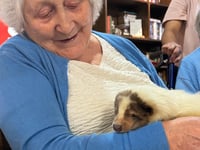 Animal activities bring joy to Gibraltar Nursing Home

