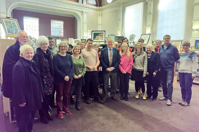 A well-attended meeting at the library over the proposals to move the service to the Shire Hall