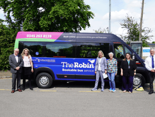 Gloucestershire's Robin bus service offers flexible travel
