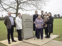 Memorial tribute unveiled to popular president of Usk Show