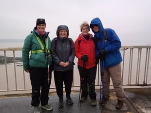 Ramblers join Tracey for leg of fundraising walk