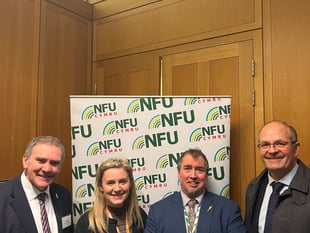 Young NFU Cymru members lobby MPs on inheritance tax changes