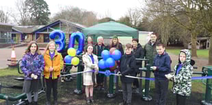 New exercise area at Overmonnow school launched