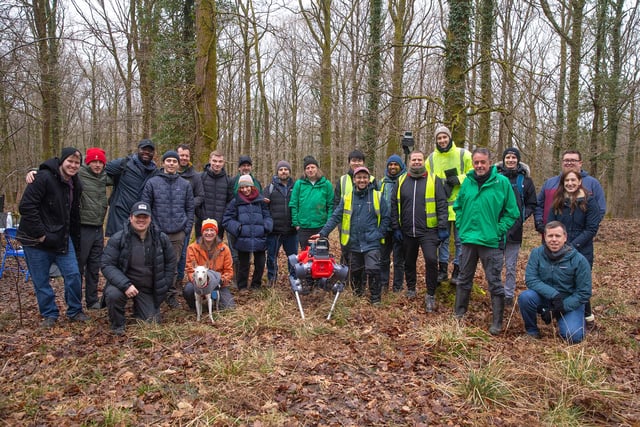 Oxford University team gives woodland robot demo