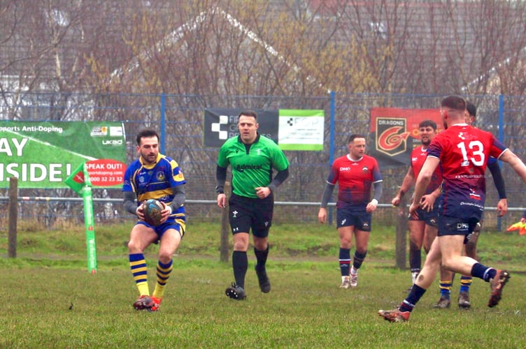 Matt Tabb scores the opening try