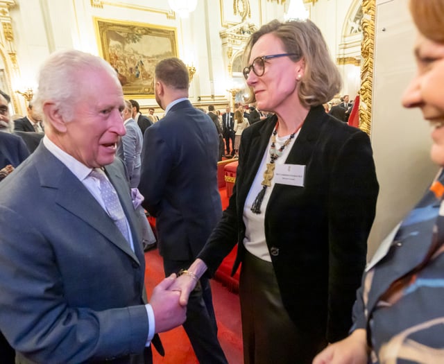 Monmouth MP Catherine meets King Charles