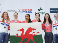 Cyclists turn on pedal power to take British medals