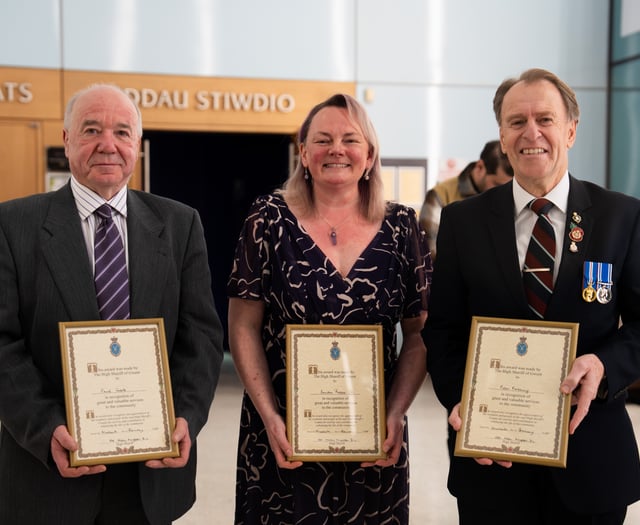 Abergavenny’s Community Champions Honoured