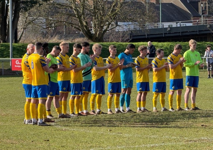 Kingfishers players held a minute's applause