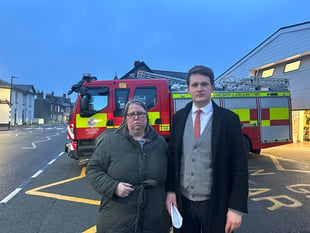 David Chadwick MP questions fire station closures