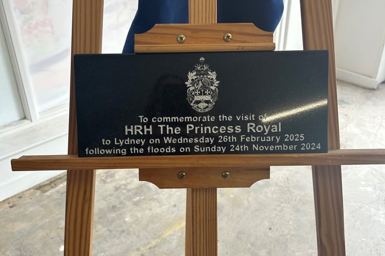 Lydney Town Council Plaque