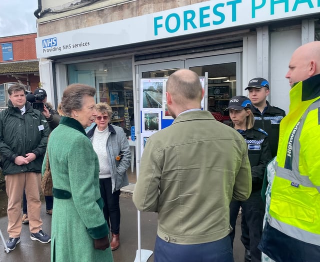 HRH The Princess Royal visits Lydney