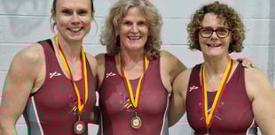 Rowers put their shoulder to the wheel indoors