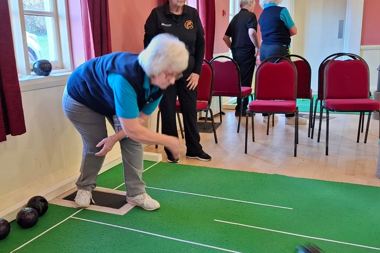 Margaret Pidoux in action for Dingestow against Caerwent