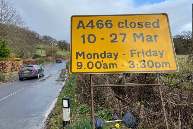Major road closure to hit north Monmouth