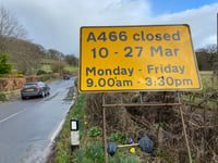 Major road closure to hit north Monmouth
