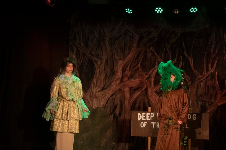 Treesa (Bethany Machin) and Treevor (Leighton Taylor).
