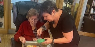 Care home residents enjoy 'pizza' the action 