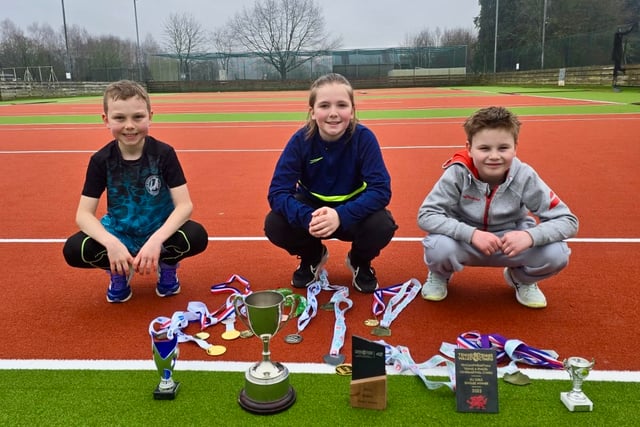 Youngsters prove a hit as tennis club opens new courts