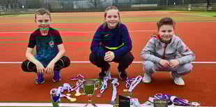 Youngsters prove a hit as tennis club opens new courts