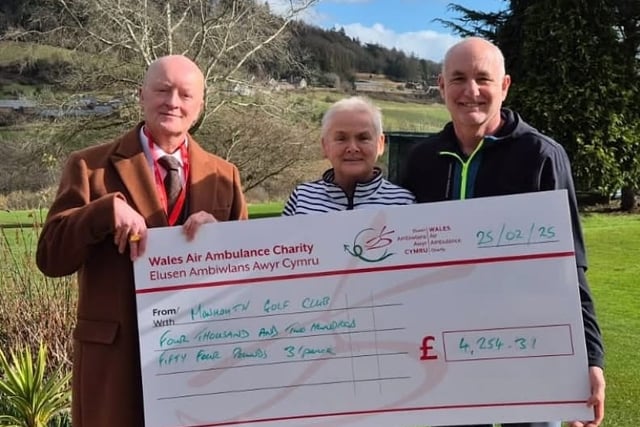 Golf club hits a hole in one for charity