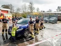 Community picks charity for fire service wash