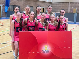 Habs Monmouth U16 netball team wins title