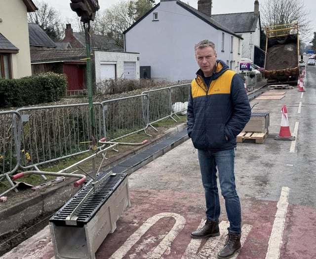 Usk drainage and travel works begin