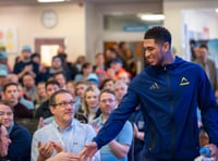 Bellingham tours Lucozade factory