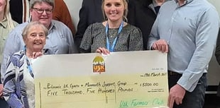 Usk Farmers’ Club raises £5,500 for Parkinson’s UK Cymru