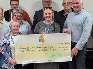 Usk Farmers’ Club raises £5,500 for Parkinson’s UK Cymru