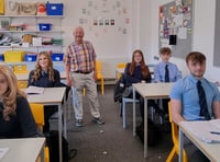 Gary Jones honoured for school volunteer work