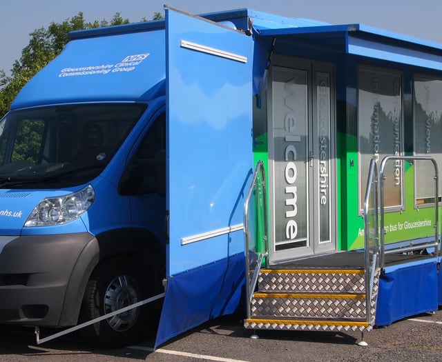 NHS info bus heading to Cinderford